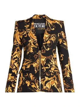Versace | Barocco Tailored Zip-Front Jacket
