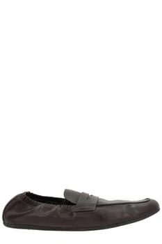 Prada | Prada Ruched Slip-On Loafers