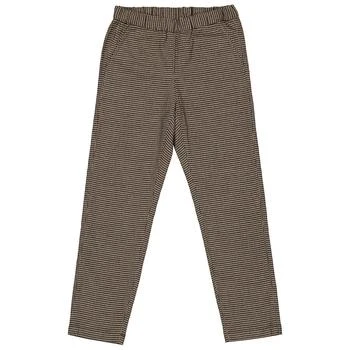 Bonpoint Girls Mercerized Houndstooth Twill Pants