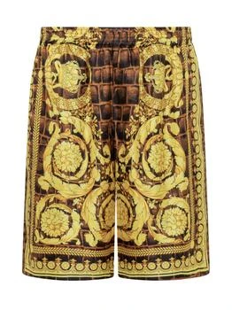 Versace | Versace Pattern-Printed Elasticated Waistband Shorts