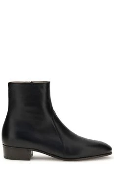 Valentino | Valentino Pat VLogo Signature Block Heel Boots