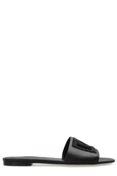 Dolce & Gabbana | Dolce & Gabbana Logo Embellished Slides