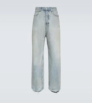 Balenciaga | Distressed wide-leg jeans