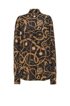 Balmain | Balmain Chains Pattern Printed Shirt