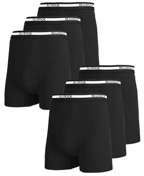 Blu Rock Men's Stretch Cotton Boxer Briefs Underwear, Pack of 6