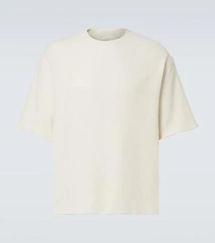 Jil Sander | Zip-detail cotton-blend jersey T-shirt
