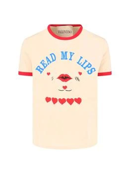 Valentino | Valentino Graphic Printed Crewneck T-Shirt