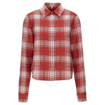 Loewe | Check Pattern Long-Sleeved Shirt