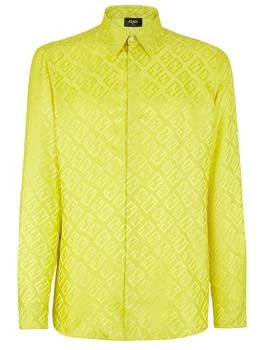 Fendi | Fendi All-Over FF Motif Long-Sleeved Shirt