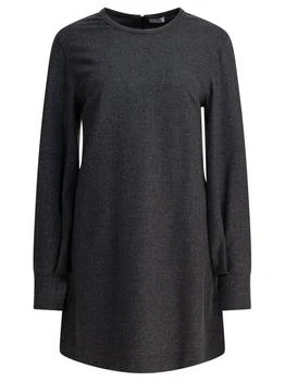 Brunello Cucinelli | Brunello Cucinelli Long Sleeve Crewneck Dress