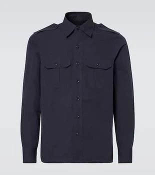 Tom Ford | Cotton and silk poplin shirt