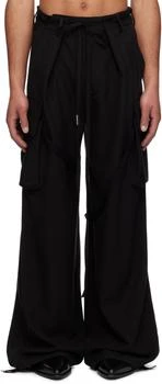 Black Iben Cargo Pants