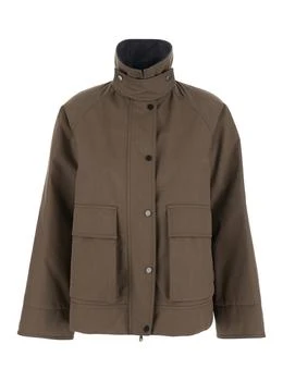 Brunello Cucinelli | Brunello Cucinelli High Neck Jacket