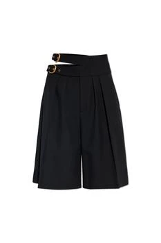 Chloé | Chloé Double-Buckled Knee-Length Shorts