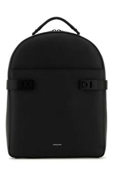 Salvatore Ferragamo | Ferragamo Gancini-Buckles Zip-Around Backpack