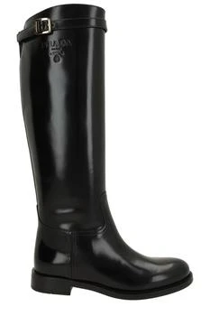 Prada | Prada Round-Toe Zipped Boots