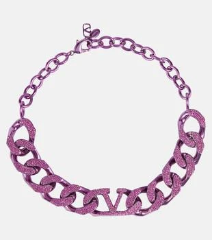 Valentino | VLogo embellished chainlink choker
