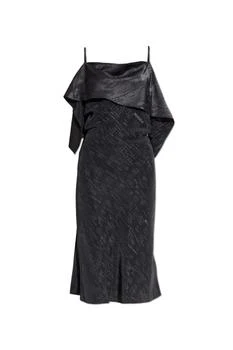 MM6 | MM6 Maison Margiela Folded Jacquard Slip Dress
