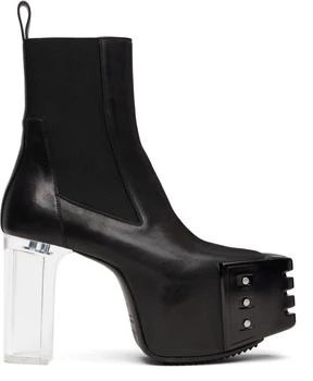 Rick Owens | Black Concordians Grilled Kiss 45 Chelsea Boots