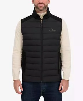 Nautica Men
s Transitional Mixed Media Vest
