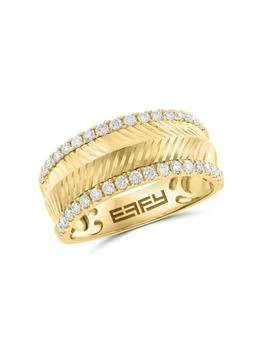 Effy | 14K Yellow Gold 
0.47 TCW Diamond Ring