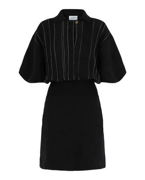 Salvatore Ferragamo | Contrast Stitch Knit Dress