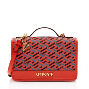 Versace | La Greca Coated Canvas Top Handle