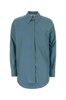 Fendi | Fendi Long-Sleeved Oversized Poplin Shirt