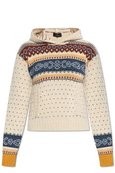 ETRO | Etro Pattern Intarsia-Knit Hooded Jumper
