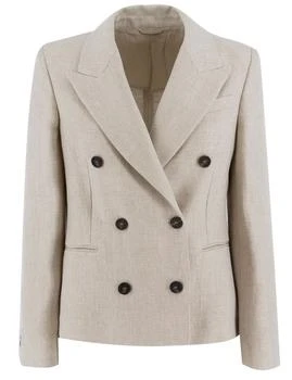 Brunello Cucinelli | Brunello Cucinelli Collared Button-Up Jacket