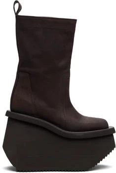 Rick Owens | Brown Concordians Factory Boots