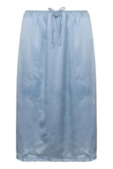 Prada | Prada Drawstring Midi Skirt