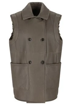 Max Mara | Max Mara Double-Breasted Gilet