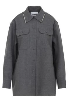 Jil Sander | Jil Sander Studded Long-Sleeved Shirt