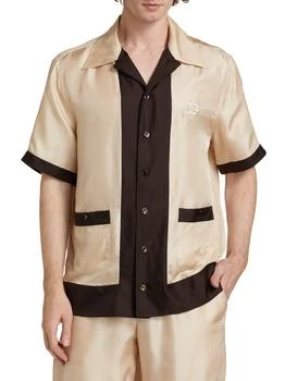 Dolce 
Gabbana | Silk Camp Shirt