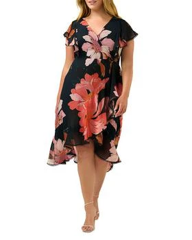 Elena Wrap Front Dress