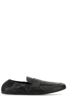 Prada | Prada Ruched Slip-On Loafers