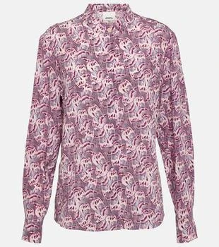 Isabel Marant | Ilda printed silk-blend blouse
