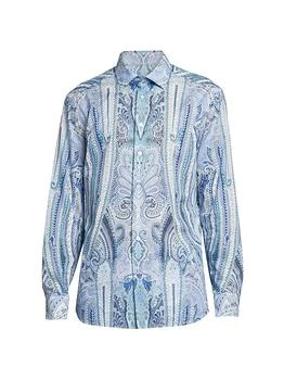 ETRO | Paisley Cotton Button-Front Shirt
