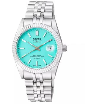 Gevril | Men's West Village Swiss Automatic Silver-Tone Stainless Steel Bracelet Watch