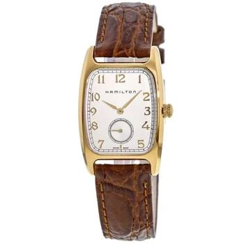 American Classic Boulton Quartz White Dial Leather Strap Men's Watch H13431553