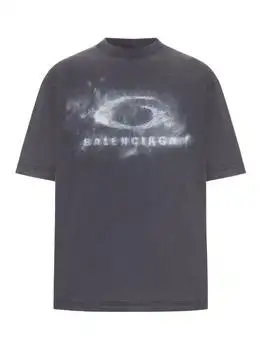 Balenciaga | Balenciaga Logo Printed Crewneck T-Shirt