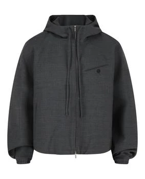 Salvatore Ferragamo | Wool Zip-Up Jacket