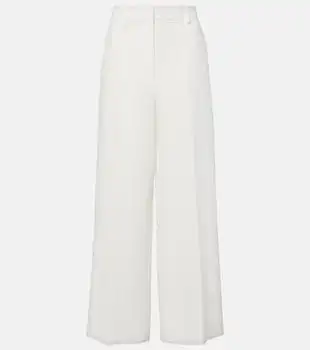 Khaite | Bacall mid-rise wide-leg pants