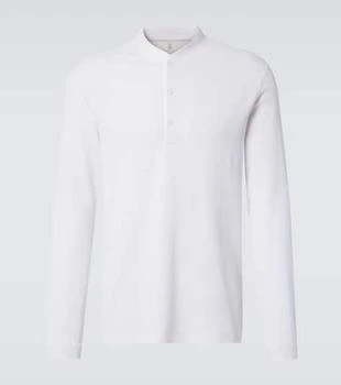 Brunello Cucinelli | Cotton and silk Henley shirt