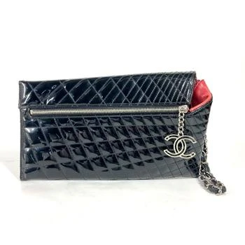 Chanel | Patent Leather Clutch Bag Pouch (Pre-Owned)