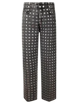 Haikure Winona Studded Straight-Leg Pants