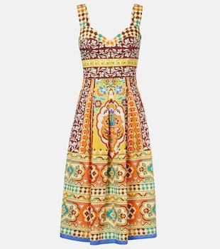 ETRO | Printed cotton midi dress