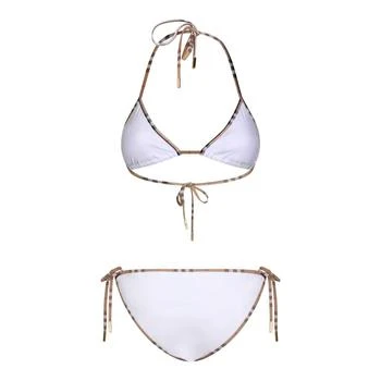 Burberry | Burberry Check Trim Halterneck Two-Piece Bikini