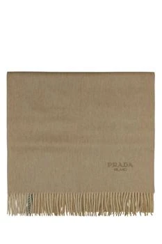 Prada | Prada Two-Toned Fringed Blanket